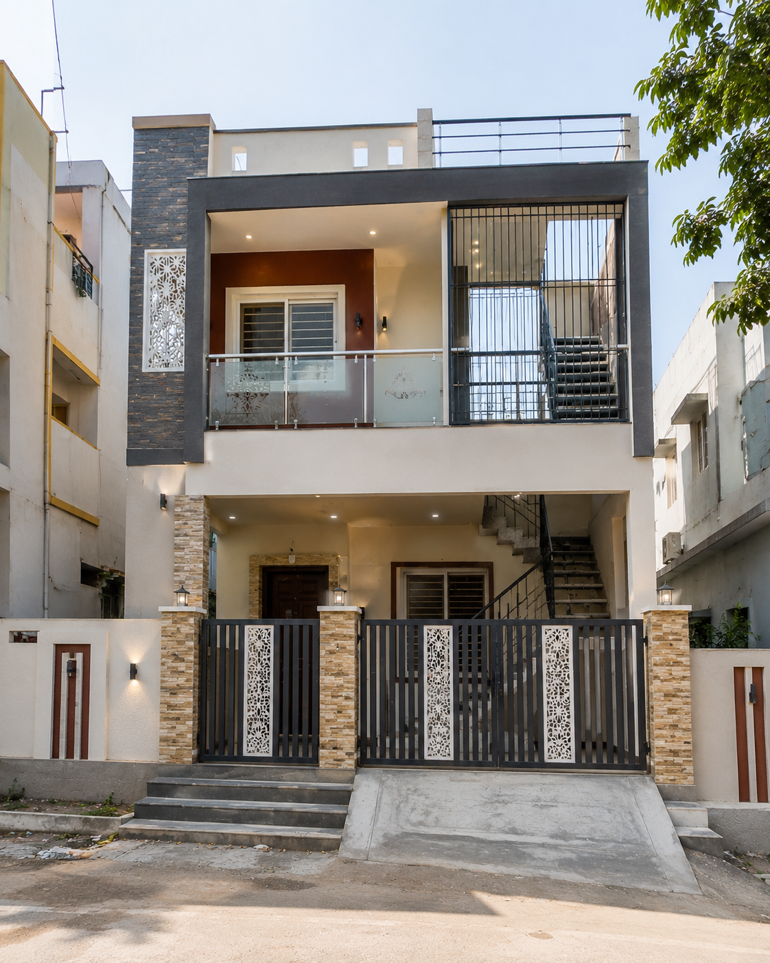 Urban G+1 Residence at Hennur completed project